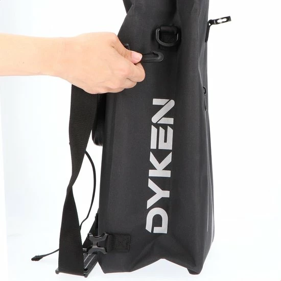 Dyken Fietstas Enkele - Waterdicht - Fietsrugzak - Schoudertas - 25L - Zwart 10 Dyken Fietstas Enkele - Waterdicht - Fietsrugzak - Schoudertas - 25L - Zwart - Afbeelding 10