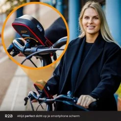 R2B Telefoonhouder Fiets Waterdicht Met 360 Graden Rotatie - Ook Voor Scooter & Motor - Gsm Houder Fiets - Model "Den Haag" - Zwart/Rood - Accessoires 16 R2B Telefoonhouder Fiets Waterdicht Met 360 Graden Rotatie - Ook Voor Scooter & Motor - Gsm Houder Fiets - Model "Den Haag" - Zwart/Rood - Accessoires -Windgoo Shop 550x550 290