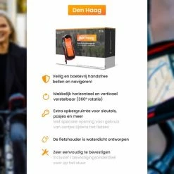 R2B Telefoonhouder Fiets Waterdicht Met 360 Graden Rotatie - Ook Voor Scooter & Motor - Gsm Houder Fiets - Model "Den Haag" - Zwart/Rood - Accessoires 21 R2B Telefoonhouder Fiets Waterdicht Met 360 Graden Rotatie - Ook Voor Scooter & Motor - Gsm Houder Fiets - Model "Den Haag" - Zwart/Rood - Accessoires -Windgoo Shop 550x550 293