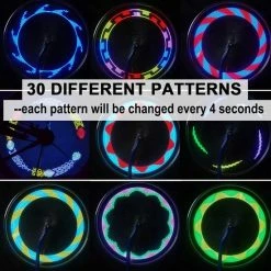 BOTC Spaakverlichting Fiets - 30 Patronen - Spaakverlichting Met Bewegingssensor - LED Fietswiel Spaak Licht 15 BOTC Spaakverlichting Fiets - 30 Patronen - Spaakverlichting Met Bewegingssensor - LED Fietswiel Spaak Licht -Windgoo Shop 550x550 31