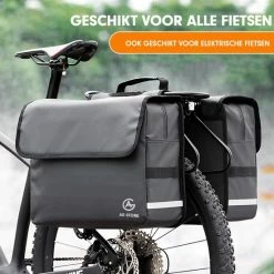 AG Fietstas -dubbele Fietstas - Fietstassen - Electrische Fietsen - Zwart - Dubbel - Waterdicht - 37 Liter -volwassenen - Elektrische Fiets - Reflectoren - 100% Polyster 18 AG Fietstas -dubbele Fietstas - Fietstassen - Electrische Fietsen - Zwart - Dubbel - Waterdicht - 37 Liter -volwassenen - Elektrische Fiets - Reflectoren - 100% Polyster -Windgoo Shop 550x550 311