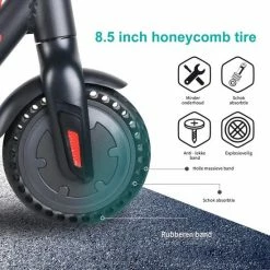 Kick&Move - Elektrische Step - E Scooter - Anti Lek Banden - 32 Km/u - App - LED Verlichting - Cruise Control - Schokbestendige Wielen - Anti Diefstal Optie -Windgoo Shop 550x550 37