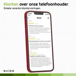 Naido Universele Telefoonhouder Fiets - Ook Voor Motor - GSM Houder - Fietshouder - Zwart -Windgoo Shop 550x550 370