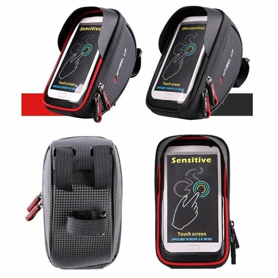 Wheel Up Smartphone Fiets Stuurtas|telefoonhouder|mobielhouder Fiets|waterproof Fietstasje|stuur Fietstas| |6.0 Inch 3 Wheel Up Smartphone Fiets Stuurtas|telefoonhouder|mobielhouder Fiets|waterproof Fietstasje|stuur Fietstas| |6.0 Inch - Afbeelding 3