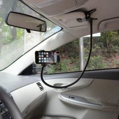 Merkloos Telefoonhouder - Universele Flexibele Telefoonhouder Met Klem - Flexibele Arm - Lazy Arm Smartphone Holder - Flexibel - Telefoon Houder - Universeel - Zwart -Windgoo Shop 550x550 440