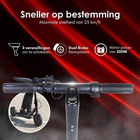 JORWAY - Elektrische Step - Voor Volwassenen - Kinderen -Steps - 25 Km/h - 30 Km 6 JORWAY - Elektrische Step - Voor Volwassenen - Kinderen -Steps - 25 Km/h - 30 Km - Afbeelding 6