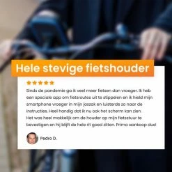 R2B Telefoonhouder Fiets Waterdicht Met 360 Graden Rotatie - Ook Voor Scooter & Motor - Gsm Houder Fiets - Zwart/Blauw - Fiets Accessoires - Model "Den Haag" -Windgoo Shop 550x550 481