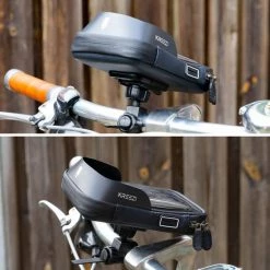 Kreezi Z3 Mobiele Telefoonhouder Fiets Waterdicht - Zwart - Ook Geschikt Voor Scooter & Motor - Fietshouder - GSM Houder -Windgoo Shop 550x550 505