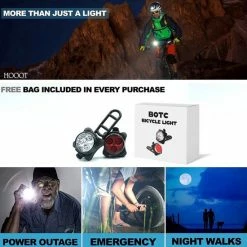BOTC Fietsverlichting USB Oplaadbaar - Oplaadbare USB Led Fietslamp - Voorlicht & Achterlicht - Waterdicht 13 BOTC Fietsverlichting USB Oplaadbaar - Oplaadbare USB Led Fietslamp - Voorlicht & Achterlicht - Waterdicht -Windgoo Shop 550x550 56