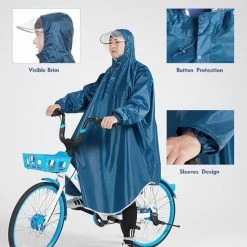 Fuegobird - Poncho Regenponcho - Fiets Wandel Motor - Outdoor Poncho - Kwaliteit Poncho - One Size - Unisex Cyan 7 Fuegobird - Poncho Regenponcho - Fiets Wandel Motor - Outdoor Poncho - Kwaliteit Poncho - One Size - Unisex Cyan -Windgoo Shop 550x550 560
