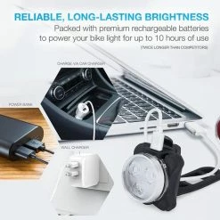BOTC Fietsverlichting USB Oplaadbaar - Oplaadbare USB Led Fietslamp - Voorlicht & Achterlicht - Waterdicht 14 BOTC Fietsverlichting USB Oplaadbaar - Oplaadbare USB Led Fietslamp - Voorlicht & Achterlicht - Waterdicht -Windgoo Shop 550x550 57