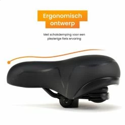 R2B Fietszadel Voor Dames En Heren - Inclusief Waterdichte Zadelhoes - Zwart - Reflectie En Ventilatie - Gel Zadel / Gelzadel 12 R2B Fietszadel Voor Dames En Heren - Inclusief Waterdichte Zadelhoes - Zwart - Reflectie En Ventilatie - Gel Zadel / Gelzadel -Windgoo Shop 550x550 572