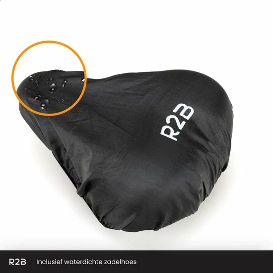 R2B Fietszadel Voor Dames En Heren - Inclusief Waterdichte Zadelhoes - Zwart - Reflectie En Ventilatie - Gel Zadel / Gelzadel 9 R2B Fietszadel Voor Dames En Heren - Inclusief Waterdichte Zadelhoes - Zwart - Reflectie En Ventilatie - Gel Zadel / Gelzadel - Afbeelding 9