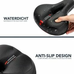 Achaté Fietszadel - Unisex - Extra Comfortabel - Ventilerend - Incl. Zadelhoes En Installatiemateriaal -Windgoo Shop 550x550 582