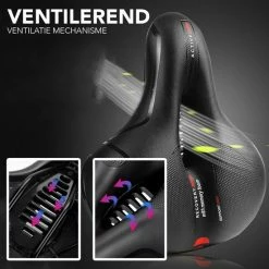 Achaté Fietszadel - Unisex - Extra Comfortabel - Ventilerend - Incl. Zadelhoes En Installatiemateriaal -Windgoo Shop 550x550 583