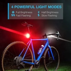 BOTC Fietsverlichting USB Oplaadbaar - Oplaadbare USB Led Fietslamp - Voorlicht & Achterlicht - Waterdicht 16 BOTC Fietsverlichting USB Oplaadbaar - Oplaadbare USB Led Fietslamp - Voorlicht & Achterlicht - Waterdicht -Windgoo Shop 550x550 59
