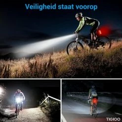 TIGIOO Fietslamp - Fietslampjes Set Koplamp - Fietslamp Voorlicht & Achterlicht USB Oplaadbaar 17 TIGIOO Fietslamp - Fietslampjes Set Koplamp - Fietslamp Voorlicht & Achterlicht USB Oplaadbaar -Windgoo Shop 550x550 663