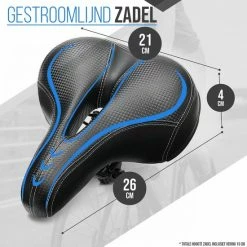 Strex Fietszadel - Unisex - Extra Comfortabel - Ventilerend - Incl. Zadelhoes 15 Strex Fietszadel - Unisex - Extra Comfortabel - Ventilerend - Incl. Zadelhoes -Windgoo Shop 550x550 669