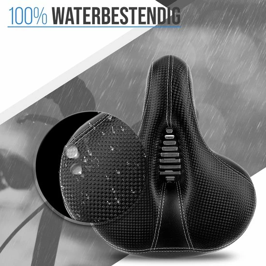 Strex Fietszadel - Unisex - Extra Comfortabel - Ventilerend - Incl. Zadelhoes 7 Strex Fietszadel - Unisex - Extra Comfortabel - Ventilerend - Incl. Zadelhoes - Afbeelding 7