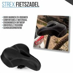 Strex Fietszadel - Unisex - Extra Comfortabel - Ventilerend - Incl. Zadelhoes 21 Strex Fietszadel - Unisex - Extra Comfortabel - Ventilerend - Incl. Zadelhoes -Windgoo Shop 550x550 675