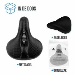 Strex Fietszadel - Unisex - Extra Comfortabel - Ventilerend - Incl. Zadelhoes 23 Strex Fietszadel - Unisex - Extra Comfortabel - Ventilerend - Incl. Zadelhoes -Windgoo Shop 550x550 677