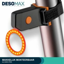 DesoMax Fietslicht Achterlicht LED USB Oplaadbaar Helder Rond - Achterlicht Voor Racefiets En MTB Herkenningslicht 11 DesoMax Fietslicht Achterlicht LED USB Oplaadbaar Helder Rond - Achterlicht Voor Racefiets En MTB Herkenningslicht -Windgoo Shop 550x550 686