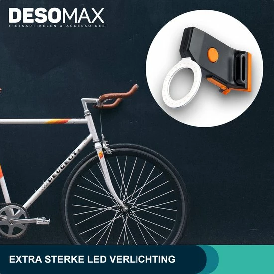 DesoMax Fietslicht Achterlicht LED USB Oplaadbaar Helder Rond - Achterlicht Voor Racefiets En MTB Herkenningslicht 6 DesoMax Fietslicht Achterlicht LED USB Oplaadbaar Helder Rond - Achterlicht Voor Racefiets En MTB Herkenningslicht - Afbeelding 6