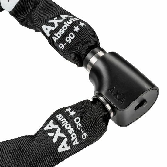 AXA - Absolute 9 - Kettingslot - ART 2 Slot Voor Fietsen - Extra Dikke Schakels - 90 Cm - 9 Mm - Zwart 6 AXA - Absolute 9 - Kettingslot - ART 2 Slot Voor Fietsen - Extra Dikke Schakels - 90 Cm - 9 Mm - Zwart - Afbeelding 6