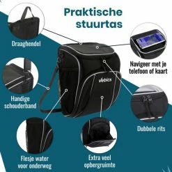 Vebics Waterbestendige Stuurtas Fiets - Afneembaar - Elektrische Fiets - Racefiets - Telefoonhouder Fiets - Black Friday - Sinterklaas - Kerst -Windgoo Shop 550x550 734