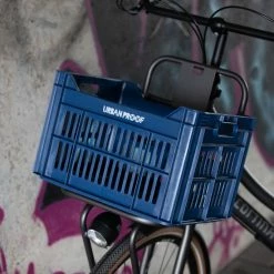 Gerecyclede Fietskrat Urban Proof 30 Liter - Donkerblauw -Windgoo Shop 550x550 757