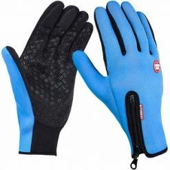 Chimb Winter Handschoenen - Fietshandschoenen - Winddicht - Waterproof - Maat L - Blauw