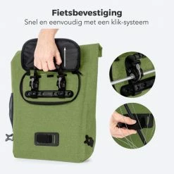 LifeGoods Fietstas - Enkel - 25L - Waterdicht - E-Bikes - Schouderbanden - Olijfgroen 15 LifeGoods Fietstas - Enkel - 25L - Waterdicht - E-Bikes - Schouderbanden - Olijfgroen -Windgoo Shop 550x550 823