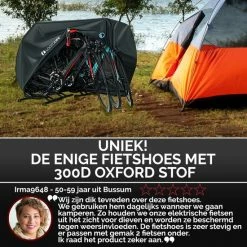 LOOXOLIFE Fietshoes - Voor 1 Fiets Of 2 Fietsen Waterdicht - XXL - Ultra Sterk & Dik - Premium PU Coating - Met Opberghoes -Windgoo Shop 550x550 829