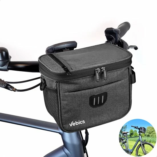 Vebics® Stuurtas Fiets Waterbestendig - Afneembaar - Racefiets - E-bike - Elektrische Fiets - Black Friday - Sinterklaas - Kerst 1 Vebics® Stuurtas Fiets Waterbestendig - Afneembaar - Racefiets - E-bike - Elektrische Fiets - Black Friday - Sinterklaas - Kerst