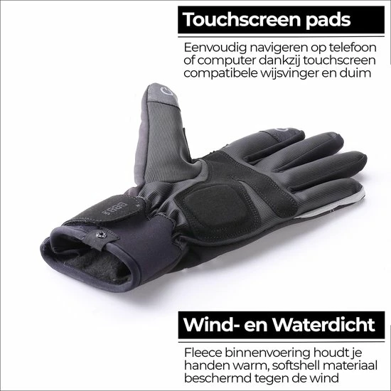 BBB Cycling ColdShield Fietshandschoenen Winter - Fiets Handschoenen Touchscreen - 0-10 - Winddicht - Zwart - Maat XXXL 5 BBB Cycling ColdShield Fietshandschoenen Winter - Fiets Handschoenen Touchscreen - 0-10 - Winddicht - Zwart - Maat XXXL - Afbeelding 5