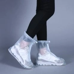 Alternative view of Easy Shoe Cover Unisex Waterdichte Overschoenen Met Rits En Aantrekkoord Maat 38-42 - Herbruikbaar Transparant - Anti Slip Regen Overschoen - Schoenhoesjes - Waterdichte Schoenbeschermers - Regenhoes Schoenovertek - Regenlaarzen