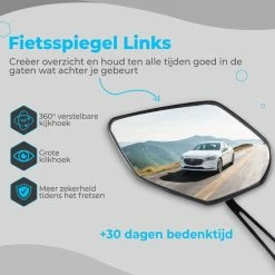 NueNext Fietsspiegel Ebike 2 Stuks Achteruitkijk Spiegel Op Stuur Multi-verstelbaar 360 Rotatie - Speed-pedelec -Windgoo Shop 550x550 910