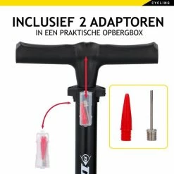 Dunlop Fietspomp - Presta/ Dunlop/ Schrader - Met 2 Adaptoren - Staande Pomp - 62,5 Cm Hoog 16 Dunlop Fietspomp - Presta/ Dunlop/ Schrader - Met 2 Adaptoren - Staande Pomp - 62,5 Cm Hoog -Windgoo Shop 550x550 92