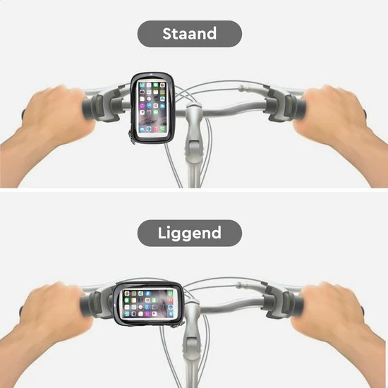 Dyken Telefoonhouder Fiets - Ook Voor Scooter & Motor - Waterdicht - GSM Houder Fiets 8 Dyken Telefoonhouder Fiets - Ook Voor Scooter & Motor - Waterdicht - GSM Houder Fiets - Afbeelding 8