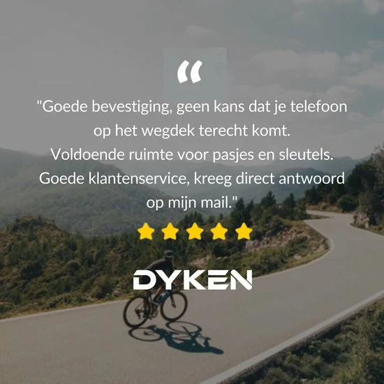 Dyken Telefoonhouder Fiets - Ook Voor Scooter & Motor - Waterdicht - GSM Houder Fiets 9 Dyken Telefoonhouder Fiets - Ook Voor Scooter & Motor - Waterdicht - GSM Houder Fiets - Afbeelding 9