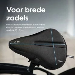 Dyken Zadelhoes Fiets Gel - Zadeldek - Universele Fietszadelhoes - Brede Zadels - Zwart -Windgoo Shop 550x550 948