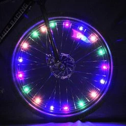 BOTC Fietswielverlichting - Spaakverlichting Met Reflector - Fietswiel - Meerkleurig - 1 Stuk - LBA11207 -Windgoo Shop 550x550 95