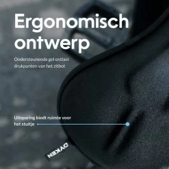 Dyken Zadelhoes Fiets Gel - Zadeldek - Universele Fietszadelhoes - Brede Zadels - Zwart -Windgoo Shop 550x550 951