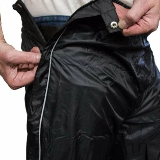 Mac In A Sac Full Zipper Regenbroek - Zwart - Maat XL 4 Mac In A Sac Full Zipper Regenbroek - Zwart - Maat XL - Afbeelding 4