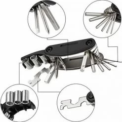 LOUZIR Multitool Fiets Reparatie Toolkit 16-delig - Race Fiets Mountainbike- Vouwgereedschap Fiets- Zakgereedschap 27 LOUZIR Multitool Fiets Reparatie Toolkit 16-delig - Race Fiets Mountainbike- Vouwgereedschap Fiets- Zakgereedschap -Windgoo Shop 550x552 1