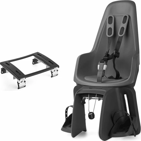 Bobike One Maxi Fietsstoeltje Achter BD - Urban Grey 11 Bobike One Maxi Fietsstoeltje Achter BD - Urban Grey - Afbeelding 11