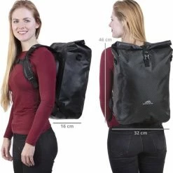 Dutch Mountains Enkele Fietstas | Rugzak | 100% Waterdicht | Fietstas, Schoudertas En Rugtas In 1 | 28 Liter | Carbon / Zwart -Windgoo Shop 550x556 1