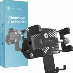 IMoshion Telefoonhouder Fiets - GSM Houder Fiets - Telefoonhouder Motor & Scooter - Universeel - Zwart