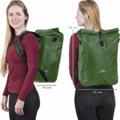 Dutch Mountains Enkele Fietstas | Rugzak | Sterke 100% Waterdicht | Fietstas, Schoudertas En Rugtas In 1 | 28 Liter | Groen -Windgoo Shop 550x556 7