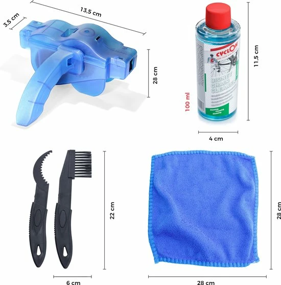 Blazing Bikers Fietsketting Reiniger Set 8 Blazing Bikers Fietsketting Reiniger Set - Afbeelding 8